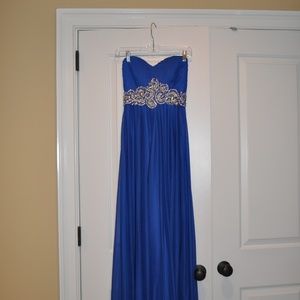 Blue Formal Dress (Size 2)